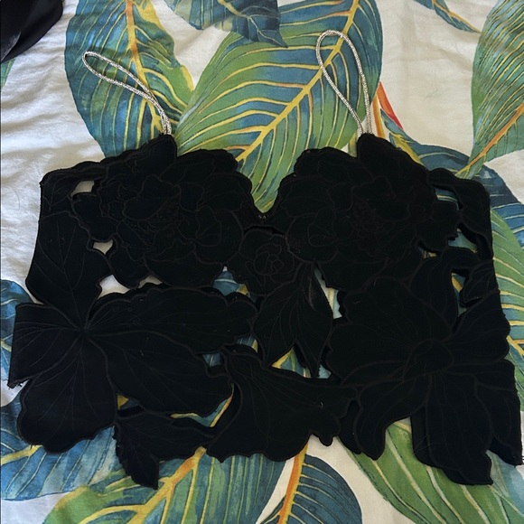 ALLSAINTS Flora Top in Black - Picture 6 of 7